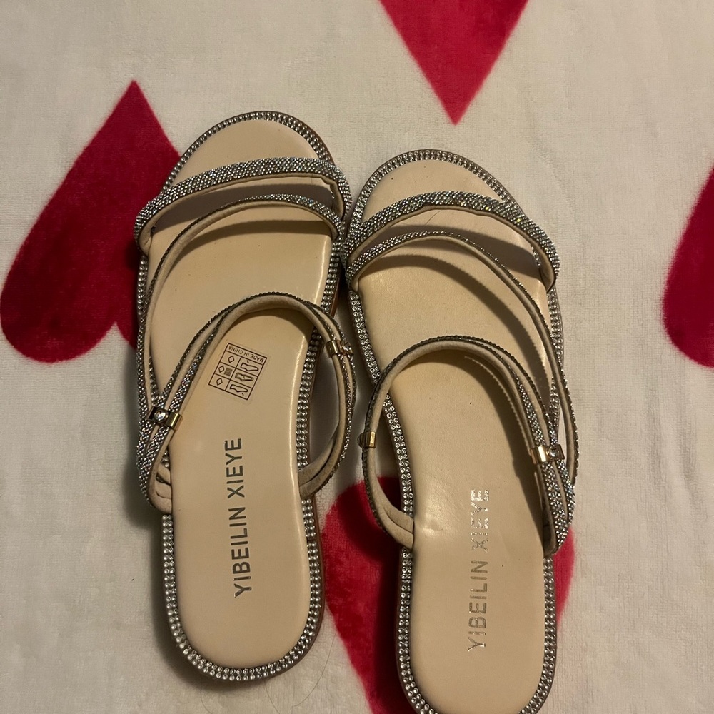 Beige Sandals